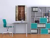 Wallario Poster - Holztür braun, Kunstdruck Größe: 70 x 100 Produktbild-Vorschau 2