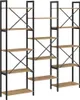 vidaXL Boekenkast, 156 x 25 x 167 cm, houtvezel, Productafbeelding-voorbeeld 7
