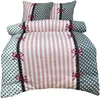 Thermofleece Mikrofaser Bettwäsche 240x220 cm Rosa Schwarz Produktbild-Vorschau 1