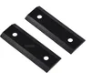 Two black blades with holes for mounting, placed on a white background. Podgląd zdjęcia produktu