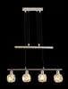 Globo Lighting|Hängeleuchte Metall Nickel matt, 4x E14 Produktbild-Vorschau 2