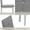 Lot de chaises avec strass - gris, Lot de 4 Voir les images du produit 4