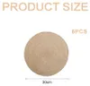 6x kulaté bavlněné prostírání, žáruvzdorné prostírání 30 Náhled obrázku produktu 2
