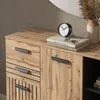 Komoda Vicco Amber Brązowy 38 x 100 cm z 2 szufladami i 2 Podgląd zdjęcia produktu 5