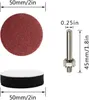 100 brusných kotoučů 50 mm brusné/lešticí kotouče + 1 Náhled obrázku produktu 4
