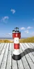 Solar-Leuchtturm Roter Sand, 50 cm, mit LED Beleuchtung Produktbild-Vorschau 2