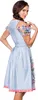 Dirndline Romantisches Dirndl inkl. Spitzenbluse Blau - Produktbild-Vorschau 6
