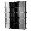 Kleiderschrank 20 Würfel DIY Modulare Regale Kleider- und Produktbild-Vorschau 4