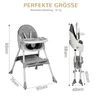FCH Hochstuhl Baby 3-in-1 Baby Stuhl - Kinderhochstuhl - Produktbild-Vorschau 3