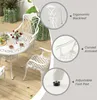 KOMFOTTEU 5 TLG. Gartenmöbel Set, Gartentisch mit Produktbild-Vorschau 5