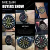 Zegarek męski MEGIR 2144, wielofunkcyjny chronograf, modny Podgląd zdjęcia produktu 9