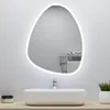 Miroir de salle de bain asymétrique 80x65cm led Teardrop Voir les images du produit 1