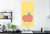 MuchoWow® Poster Apfel - Obst - Text 60x120 cm - Produktbild-Vorschau 3