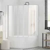 vidaXL Duschwand 140 x 168 cm 7 Paneele Faltbar mit Produktbild-Vorschau 3