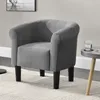 Fauteuil 'Jelgava' 70x70x58 cm Textile Gris clair Voir les images du produit 1