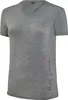 BLACK CREVICE - Damen Merino V-Neck T-Shirt | Farbe: Grau | Produktbild-Vorschau 1