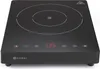 A black induction cooker on a white background. Voir les images du produit
