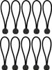 Zeltspanner 10er Set - 15cm mit Kunststoffball - Gummispanner Voir les images du produit