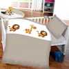 Kinder Bettwäsche 100x135/40x60cm 2-teilig Löwe/Giraffe Produktbild-Vorschau 1