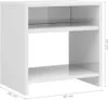 vidaXL Nočný stolík s vysokým leskom biely 40x30x40 cm Náhľad obrázku produktu 6