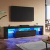 Mobile TV SONNI nero lucido 180 x 39 x 30 cm Dotato di Anteprima dell’immagine prodotto 1