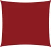 vidaXL Sonnensegel Oxford-Gewebe Quadratisch 5x5 m Rot Produktbild-Vorschau 1