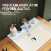 Waschbecken 50x42 cm mit Armatur Set, Keramik Produktbild-Vorschau 9
