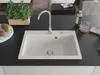 Mexen Elix évier en granit 1 bac 700 x 500 mm, blanc, Voir les images du produit 3