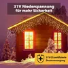 Salcar 10m 400 LED Lichterkette Eisregen LED Lichterkette Produktbild-Vorschau 4