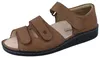 Sandalias cómodas para hombre en color marrón Vista previa de la imagen del producto 1