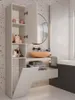 BDW, Badezimmerschrank mit Wäschekorb, 2 Türen, 174x31x30, Produktbild-Vorschau 3