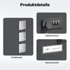 Poštovní schránka Wiltec antracitová 215x320x90mm Poštovní Náhled obrázku produktu 13