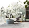 Muralo Selbstklebende Fototapete KIRSCHBLÜTEN Blätter Natur Produktbild-Vorschau 8