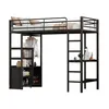 Letto a soppalco MODFU per bambini 90x200 cm con protezione Anteprima dell’immagine prodotto 10