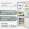 Bomann Kühl-Gefrierkombination KG 7353, Inox, 180x55x55.8 Produktbild-Vorschau 5