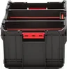 A black tool box with red accents, viewed from the front. Náhled obrázku produktu
