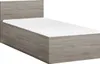A single bed with a mattress on a white background. Náhled obrázku produktu