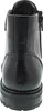 The back view of a black leather boot. Produktbild-Vorschau