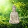 Relaxdays Buddha Figur sitzend, wetterfest, frostsicher, Produktbild-Vorschau 2