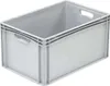 Merkloos Euro-Norm container, 600 x 400 x 220 mm, grijs Produktbild-Vorschau 4