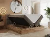 MKS MEBLE Boxspringbett 140x200 mit Bettkasten Eiche, Produktbild-Vorschau 3