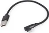 gembird Gewinkeltes 8-poliges USB-Kabel, 0,2 m, schwarz Anteprima dell’immagine prodotto 2