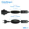 EAZY CASE 1x E27 Lampenfassung mit Kabel 3,5m, aus Produktbild-Vorschau 5
