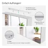 Instructions for hanging a mirrored cabinet. Produktbild-Vorschau
