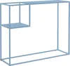 Blumenständer >Vilde< in Blau, Metall - 100x80x30cm Produktbild-Vorschau 1