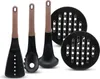 A set of kitchen utensils and strainers arranged on a white background. Produktbild-Vorschau