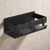 DEKAZIA® Duschablage Edelstahl Schwarz - Selbstklebendes Produktbild-Vorschau 1