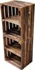 Holzkisten 2er Set mit Regalboden Kurz 50 x 40 x 30cm Produktbild-Vorschau 2