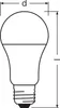 Osram LED SUPERSTAR+ CLASSIC A Frosted 75 non-dim 10W/827 Anteprima dell’immagine prodotto 3