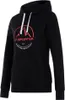 Schwarzer Hoody für Damen von La Sportiva mit Logo und Bergmotiv. Anteprima dell’immagine prodotto